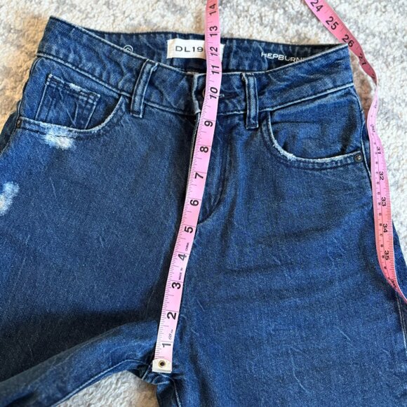 Vintage high waisted frayed hem flare jeans - Picture 10 of 14